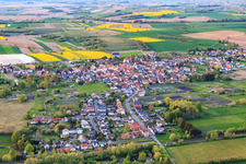 View of the town from the south in Kapsweyer in the state Rhineland-Palatinate, Germany