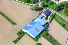 Sports meeting tennis hall in Hagenbach in the state Rhineland-Palatinate, Germany