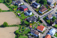 Konrad Adenauer Ring in Hagenbach in the state Rhineland-Palatinate, Germany out of the air