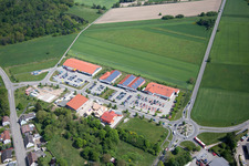 District Neulauterburg in Berg in the state Rhineland-Palatinate, Germany out of the air