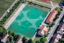 Sports grounds of the Duerkheimer Hockey Club in Bad Duerkheim in the state Rhineland-Palatinate
