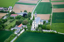 Church building Wallfahrtskirche Faehrbrueck in Hausen in the state Bavaria, Germany