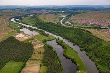 District Escherndorf in Volkach in the state Bavaria, Germany