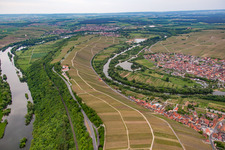 Vogelsburg in the district Escherndorf in Volkach in the state Bavaria, Germany