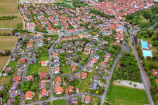 On the High Way in Volkach in the state Bavaria, Germany