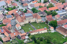 Palace of castle and Restaurant Sulzheim in Sulzheim in the state Bavaria, Germany