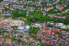 Hohheimer Street in Schonungen in the state Bavaria, Germany