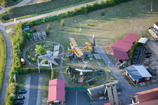 Military Museum in the district Stammheim in Kolitzheim in the state Bavaria, Germany seen from above
