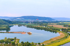 Godelheimer Lake in Höxter in the state North Rhine-Westphalia, Germany