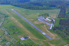 Höxter-Holzminden Airport (EDVI) on the Rauschenberg in the district Albaxen in Höxter in the state North Rhine-Westphalia, Germany