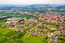 Castle Horn and historic old town in the district Horn in Horn-Bad Meinberg in the state North Rhine-Westphalia, Germany