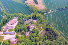 Aerial photograpy of Grevenburg by Falk Peter Baron von Oeynhausen in the district Sommersell in Nieheim in the state North Rhine-Westphalia, Germany