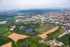 Töneböns Ponds in Hameln in the state Lower Saxony, Germany