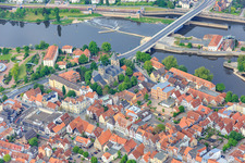 Münster St. Bonifatius and Papenschule in Papenstr in Hameln in the state Lower Saxony, Germany