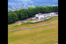 Airport Bad Pyrmont (EDVW) in the district Kleinenberg in Bad Pyrmont in the state Lower Saxony, Germany