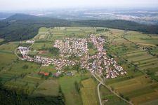 From the east in the district Völkersbach in Malsch in the state Baden-Wuerttemberg, Germany