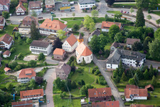 Village view in Dobel in the state Baden-Wuerttemberg, Germany