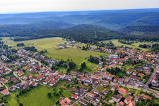 Neuenbürger Street in Dobel in the state Baden-Wuerttemberg, Germany