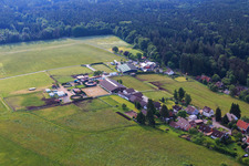 Stud farm Dobel in Dobel in the state Baden-Wuerttemberg, Germany from above