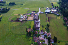 Drone recording of Stud farm Dobel in Dobel in the state Baden-Wuerttemberg, Germany