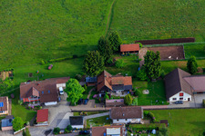 Stud farm Dobel in Dobel in the state Baden-Wuerttemberg, Germany from the plane