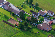 Drone image of Stud farm Dobel in Dobel in the state Baden-Wuerttemberg, Germany