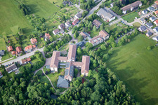 Aerial view of Hospital grounds of the rehabilitation center in Dobel in the state Baden-Wurttemberg