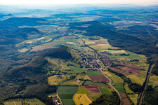 From the northeast in the district Schützingen in Illingen in the state Baden-Wuerttemberg, Germany