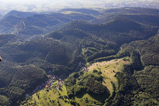 Aerial photograpy of District Blankenborn in Bad Bergzabern in the state Rhineland-Palatinate, Germany