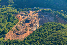 PfalzGranit quarry in Waldhambach in the state Rhineland-Palatinate, Germany
