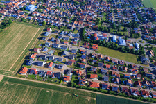 New development area Siedlerweg x Fichtenweg in Steinweiler in the state Rhineland-Palatinate, Germany