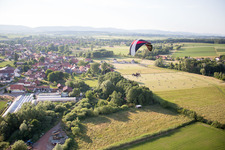 Aerial view of Leiterswiller in the state Bas-Rhin, France