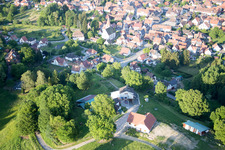 Oblique view of Lembach in the state Bas-Rhin, France