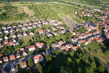 Drone recording of Lembach in the state Bas-Rhin, France