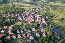 Aerial photograpy of Wingen in the state Bas-Rhin, France