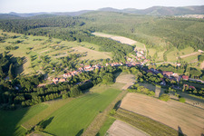 Wingen in the state Bas-Rhin, France seen from above