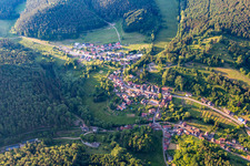 Town View of the streets and houses of the residential areas in Bobenthal in the state Rhineland-Palatinate