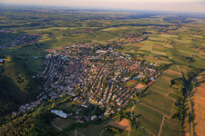 City view from the southwest in Bad Bergzabern in the state Rhineland-Palatinate, Germany