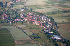 District Kapellen in Kapellen-Drusweiler in the state Rhineland-Palatinate, Germany viewn from the air