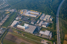 German Post NL Karlsruhe operation in Bruchsal in the state Baden-Wuerttemberg, Germany