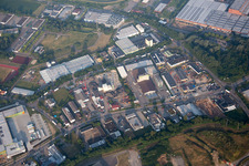 Geothermal power plant in Bruchsal in the state Baden-Wuerttemberg, Germany