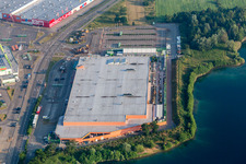 Building of the shopping center Globus Baumarkt Wiesental in Wiesental in the state Baden-Wurttemberg, Germany
