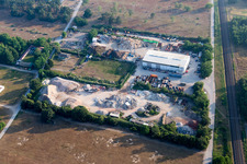 Site waste and recycling sorting von ALBA in Waghaeusel in the state Baden-Wurttemberg, Germany