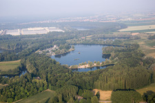 Local recreation area in Lingenfeld in the state Rhineland-Palatinate, Germany