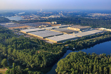 Green Island, Daimler AG Global Logistics Center in Germersheim in the state Rhineland-Palatinate, Germany