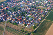 Amselweg in the district Niederlustadt in Lustadt in the state Rhineland-Palatinate, Germany