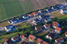 Aerial view of In the rectory garden in Zeiskam in the state Rhineland-Palatinate, Germany