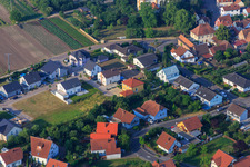 Oblique view of In the rectory garden in Zeiskam in the state Rhineland-Palatinate, Germany
