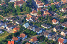 Raiffeisenstr in Zeiskam in the state Rhineland-Palatinate, Germany