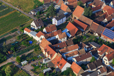 Oblique view of Badstubgasse in Zeiskam in the state Rhineland-Palatinate, Germany